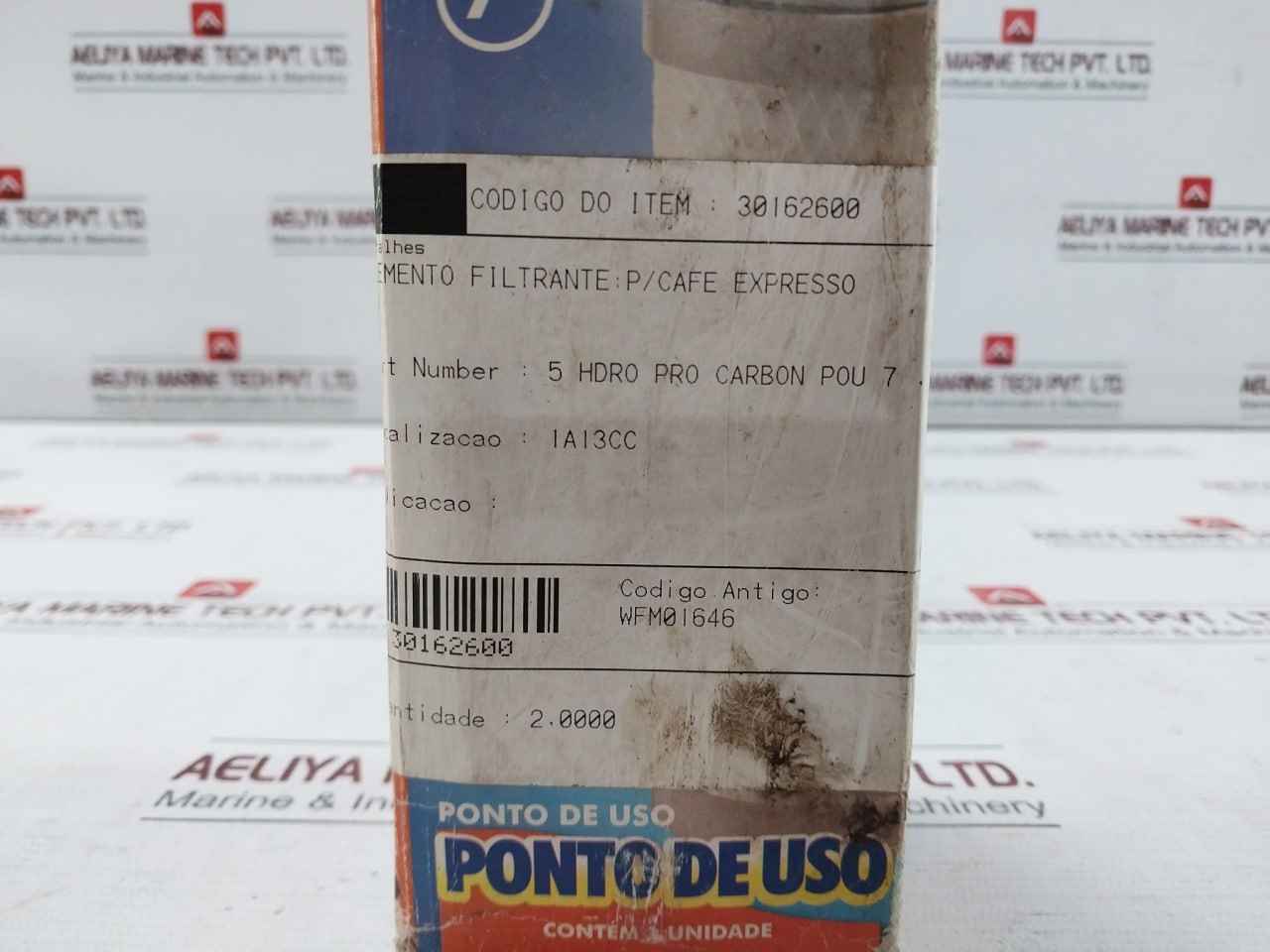 Pentair 5 Hidro Pro Carbon Filter Element 7" Wfm01646 50C Max