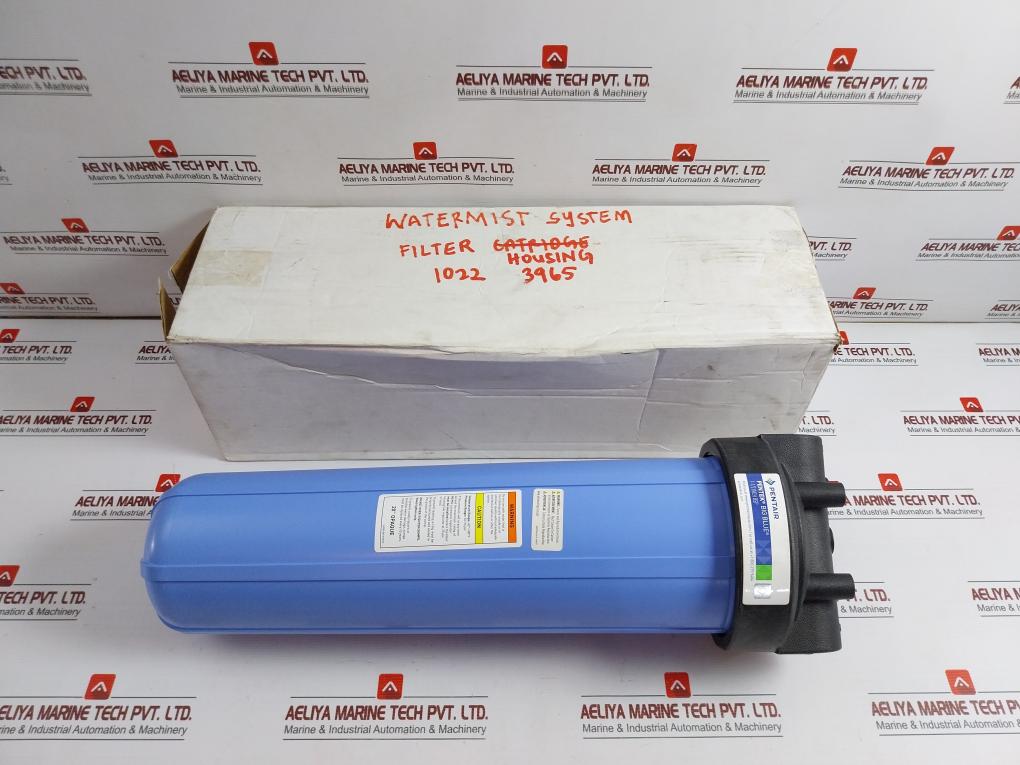 Pentair Big Blue Filter Housing With Pressure Relief 30-90 Psi 20’’ Opaque