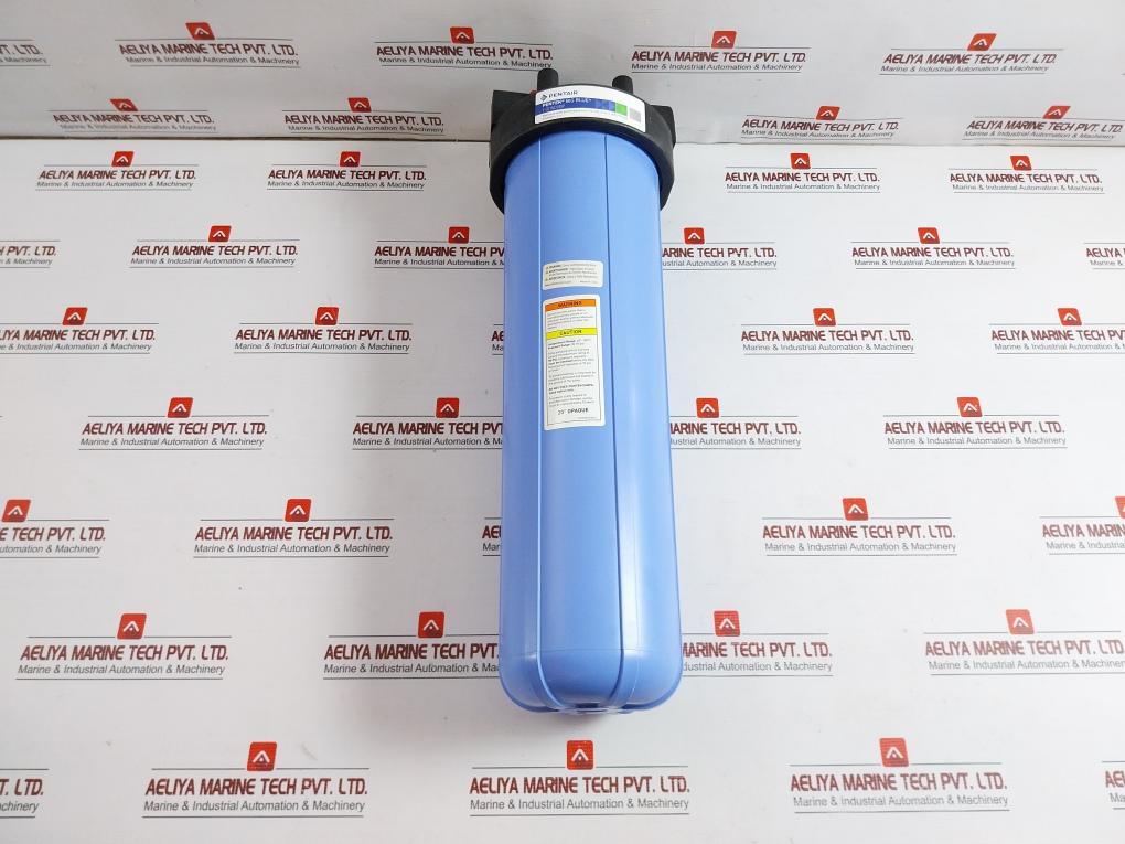 Pentair Big Blue Filter Housing With Pressure Relief 30-90 Psi 20’’ Opaque