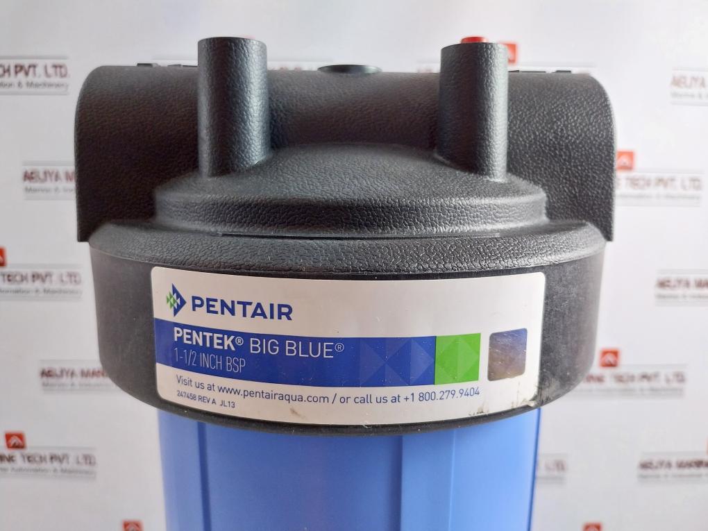 Pentair Big Blue Filter Housing With Pressure Relief 30-90 Psi 20’’ Opaque