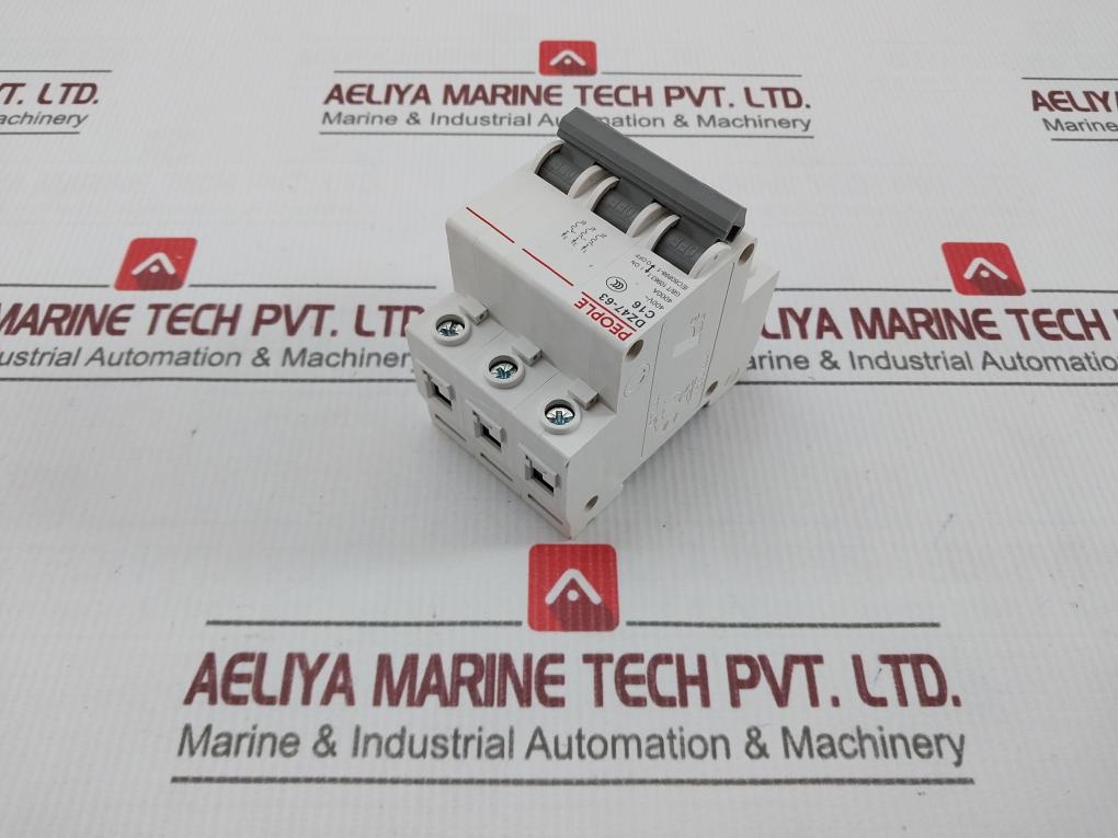 People Electric Dz47-63 3 Pole Miniature Circuit Breaker 400V 4000A