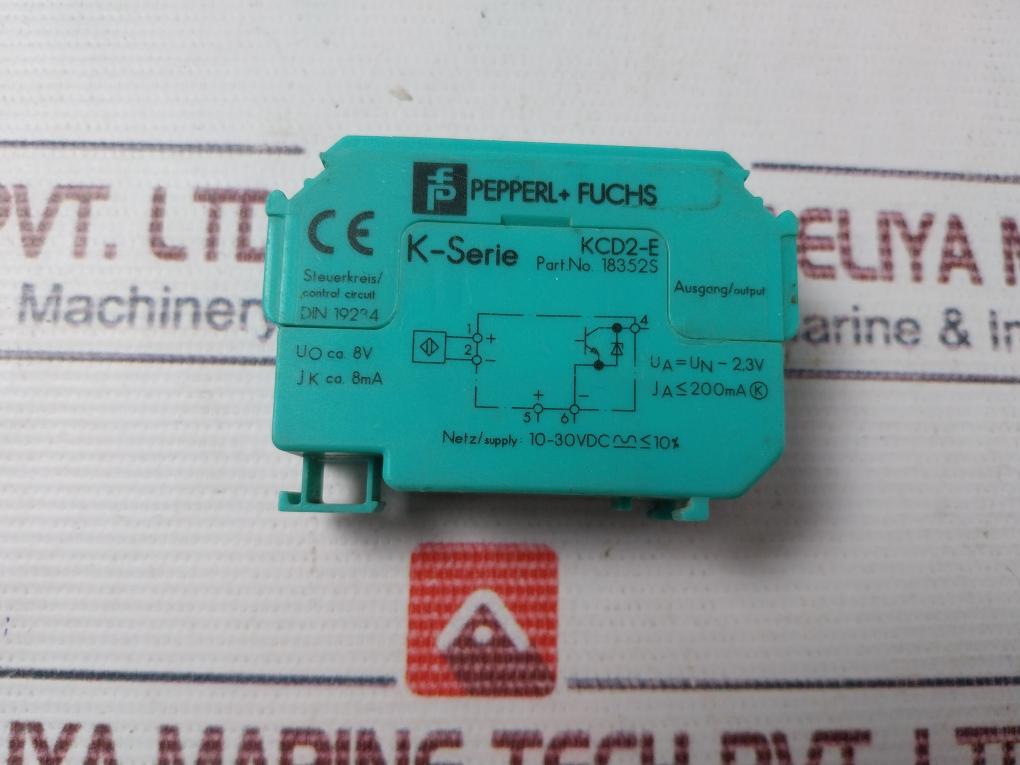 Pepperl+Fuchs Kcd2-e Terminal Amplifier 18352S Used
