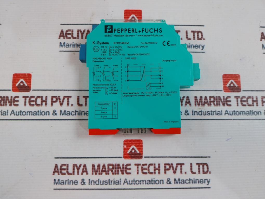Pepperl+Fuchs KCD2-RR-EX1 Thermometer Resistance Repeater 258075 New