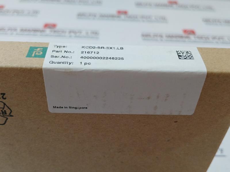 Pepperl+Fuchs Kcd2-sr-ex1.Lb Switch Amplifier 24V Dc 1-channel Isolated Barrier