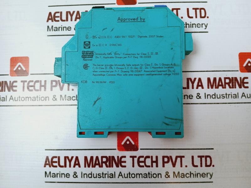 Pepperl+Fuchs Kfa5-sr2-ex1.W Switch Amplifier 37564S Um=126.5V 10507058463018