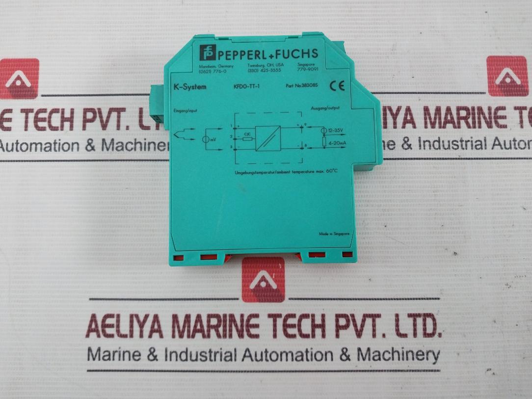 Pepperl+Fuchs Kfd0-tt-1 Thermocouple Converter 4-20Ma 60?C