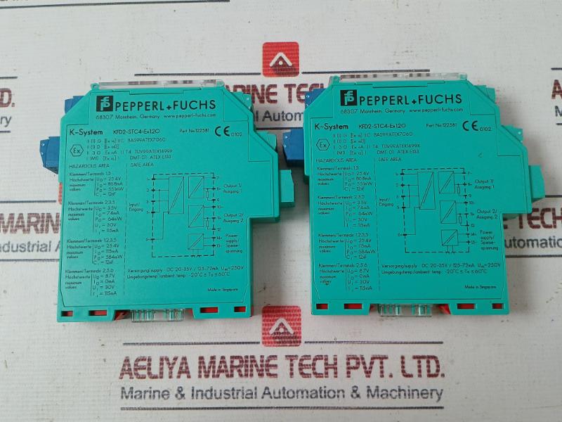 Pepperl+Fuchs Kfd2-stc4-ex1.2O Transmitter Power Supply 250V Dc 20-35V/125-72Ma 