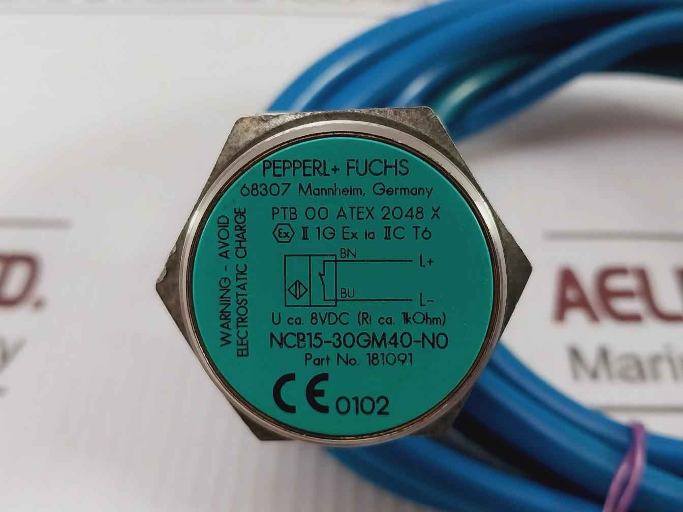 Pepperl+Fuchs Ncb15-30Gm40-n0 Inductive Sensor 2 Meter 181091