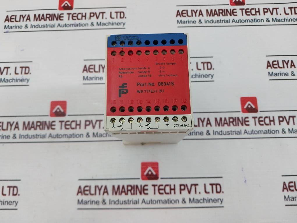 Pepperl+Fuchs We 77/Ex1-2U Isolated Switch Amplifier Relay 06341S 220Vac