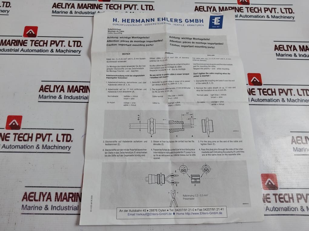 Pepperl+fuchs Atex 2219 X Inductive Sensor Cable Mounting