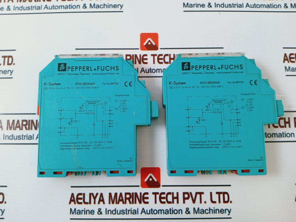 Pepperl+Fuchs KFD2-EB2.R4A.B Redundant Power Feed Module 189784 40v