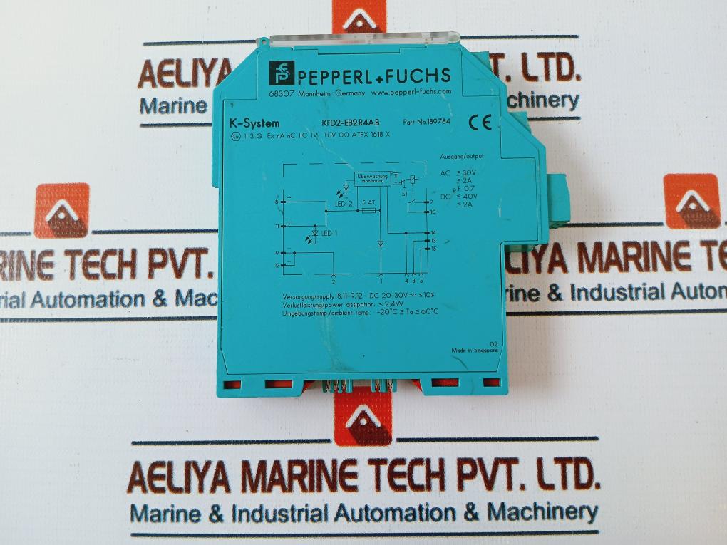 Pepperl+Fuchs KFD2-EB2.R4A.B Redundant Power Feed Module 189784 40v
