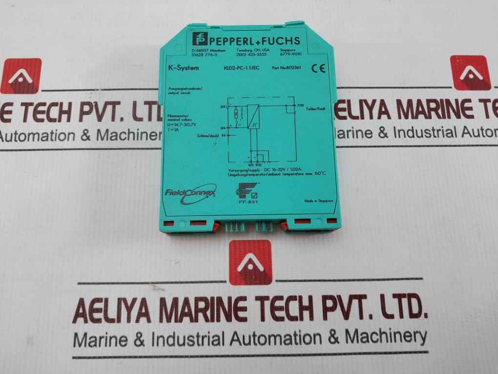 Pepperl+fuchs Kld2-pc-1.1.iec Fieldbus Power Conditioner Unit Dc 16-32v/1,02a
