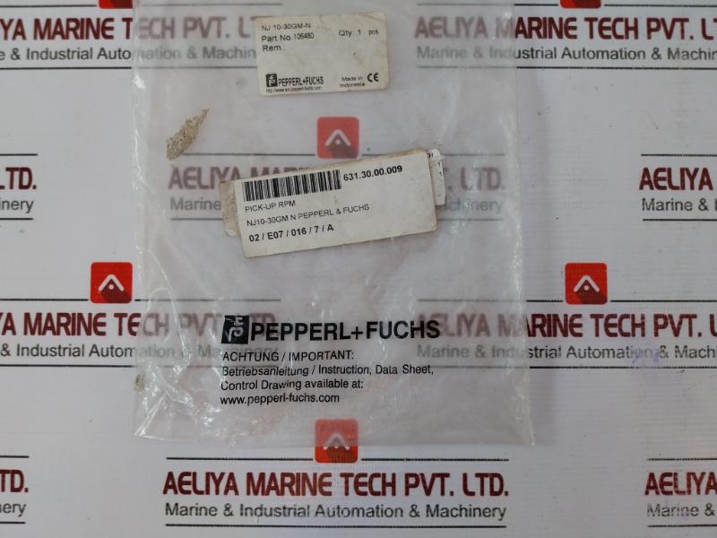 Pepperl+Fuchs Nj10-30Gm-n Proximity Sensor, 116-0155/116-0165