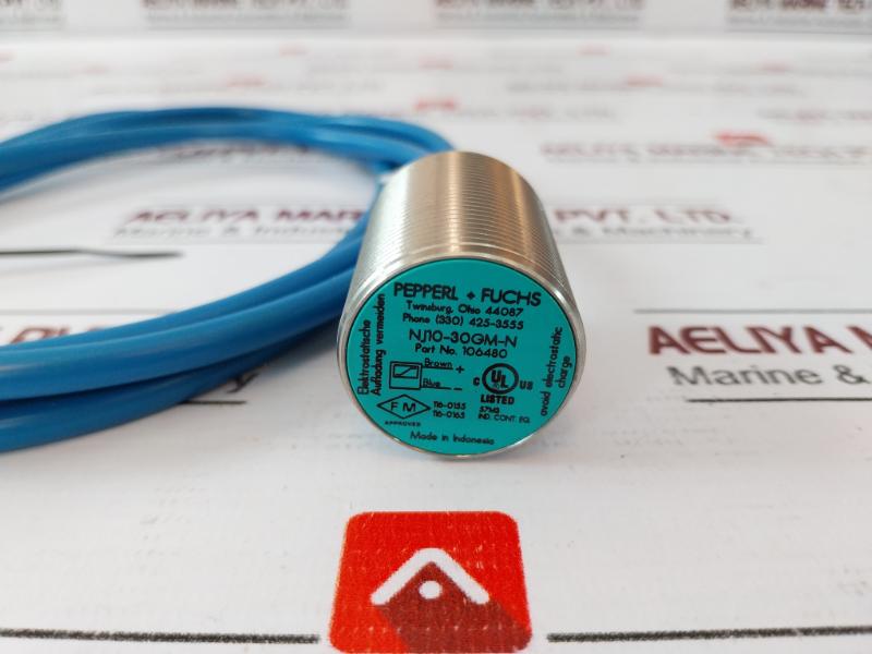 Pepperl+Fuchs Nj10-30Gm-n Proximity Sensor, 116-0155/116-0165
