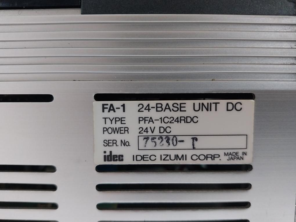 Pfa-1C24Rdc Idec 24Vdc 24-base Unit Programmable Logic Controller