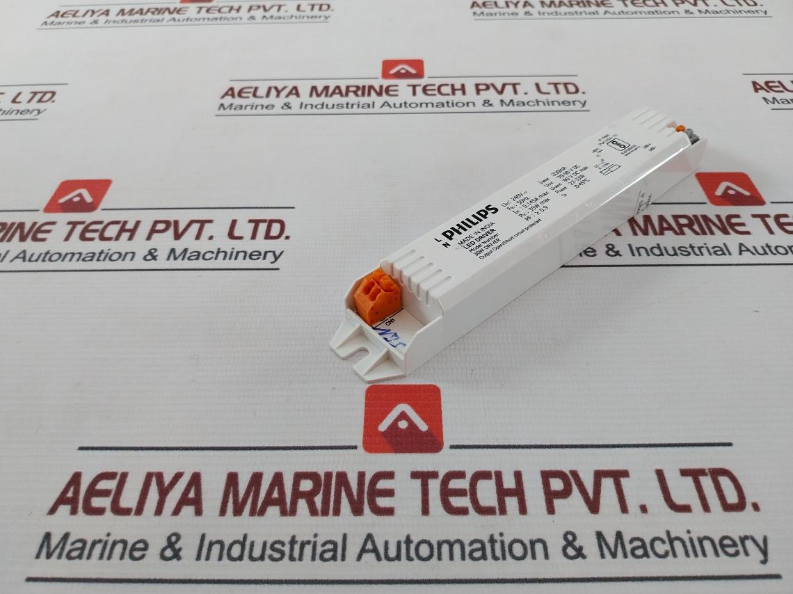 Philips 30W Led Driver 0.145A Max 35W Wax 240V 50Hz 90Vdc Max 0-45 Degree C