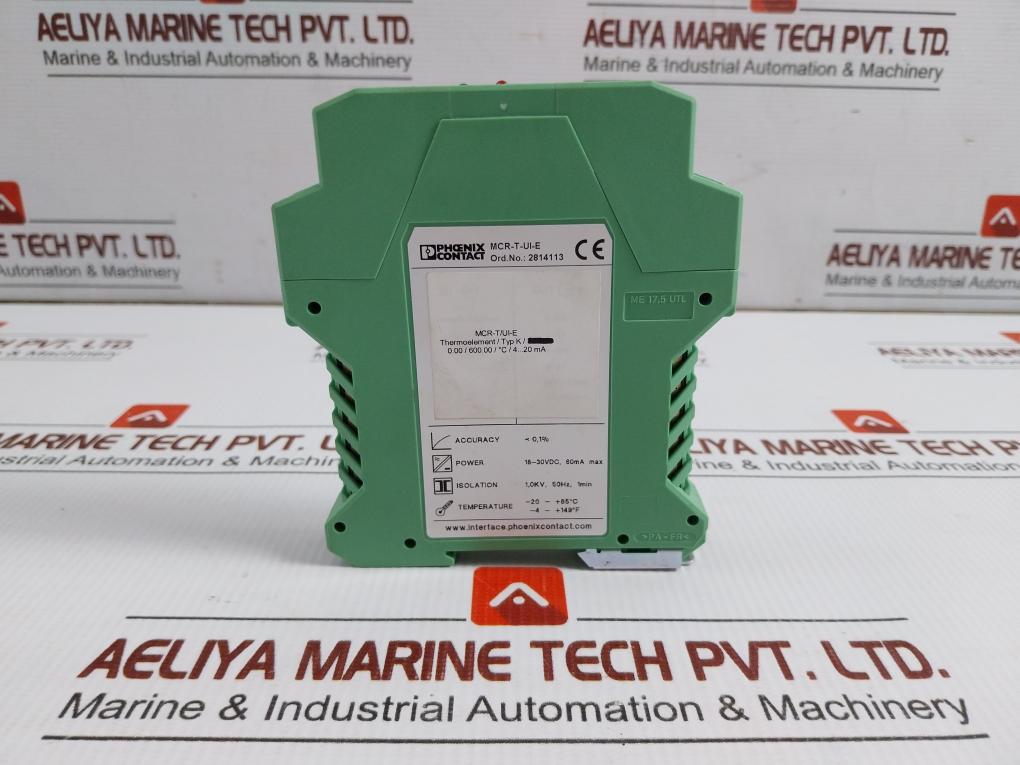 Phoenix-Contact-Temperature-Measuring-Transducer-2814113-24-Vdc-Mcr-T-Ui-E-8