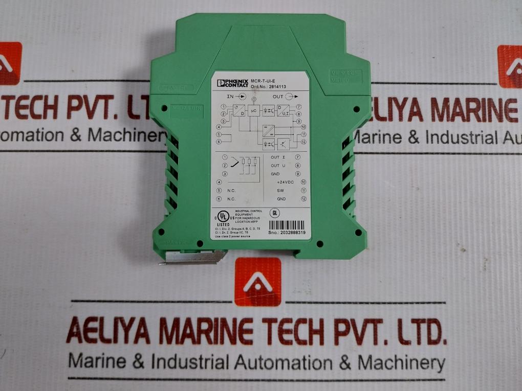 Phoenix-Contact-Temperature-Measuring-Transducer-2814113-24-Vdc-Mcr-T-Ui-E-9
