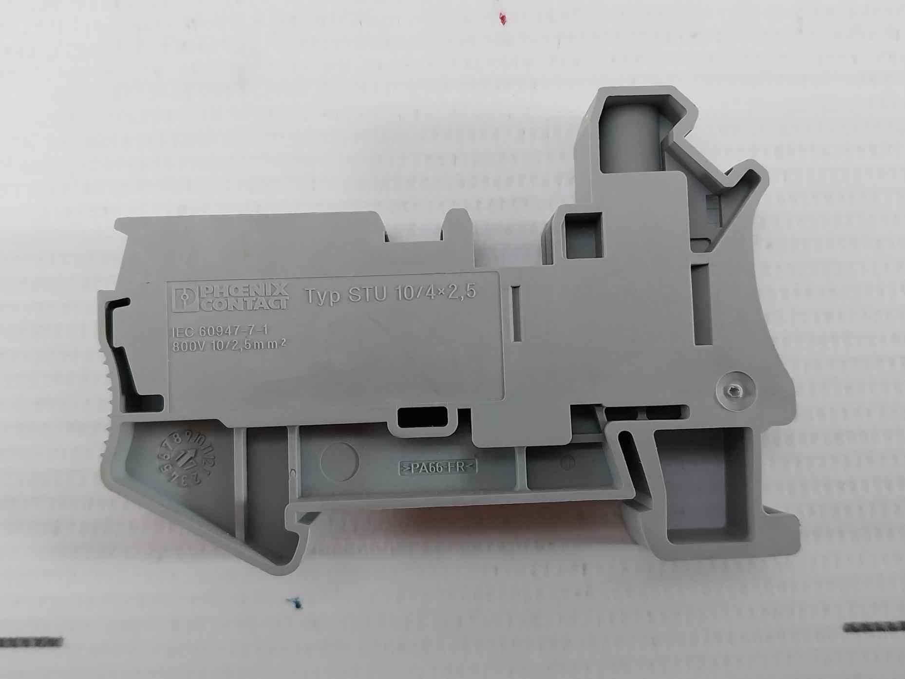 Phoenix Contact 20-8Awg 50A 600V Potential Collective Terminal Stu 10/4X2,5 (1Box = 20Pcs)