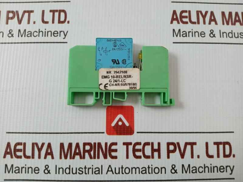 Phoenix Contact 24V Relay Module Emg 10-rel/Ksr-g 24/1-lc