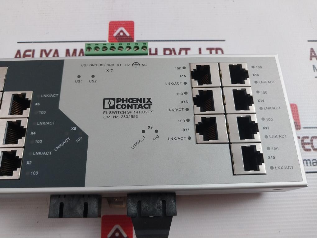 Phoenix Contact Fl Switch Sf 14Tx/2Fx Ethernet Switch 24Vdc 2832593
