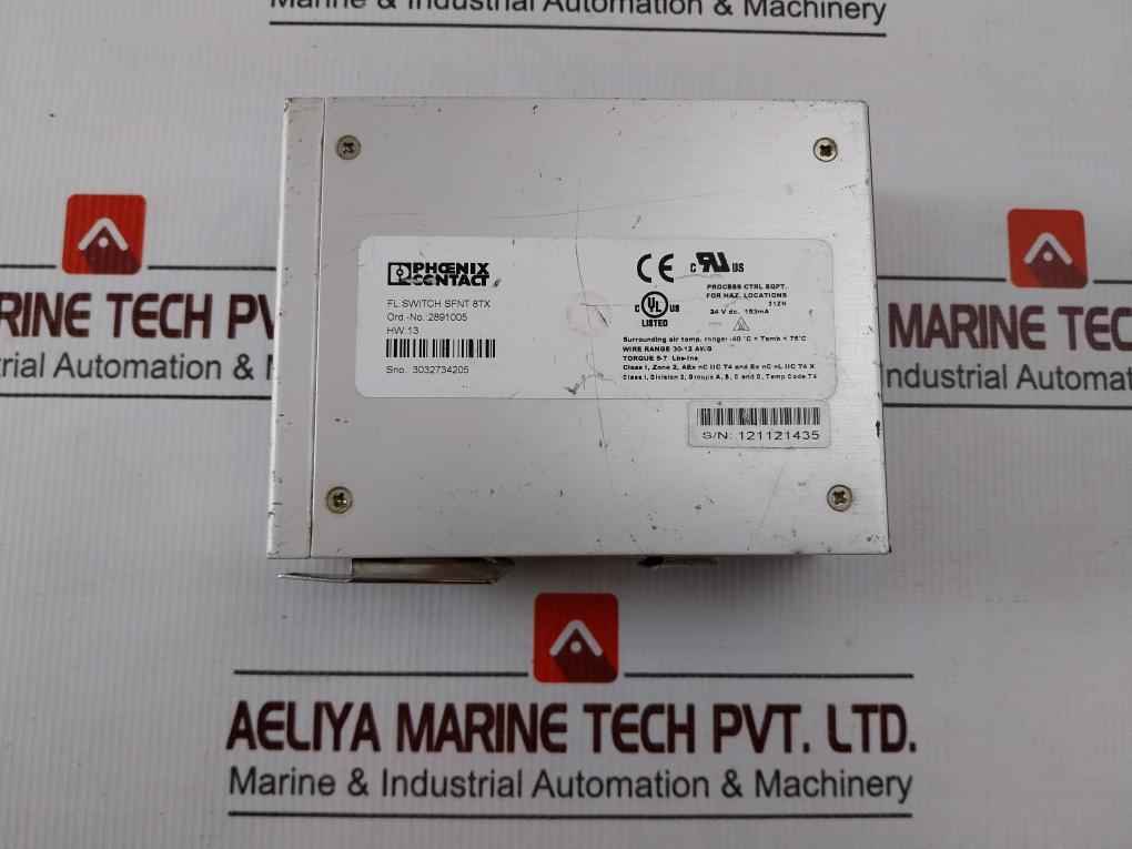 Phoenix Contact 2891005 Industrial Ethernet Switch 24 V Dc 153ma