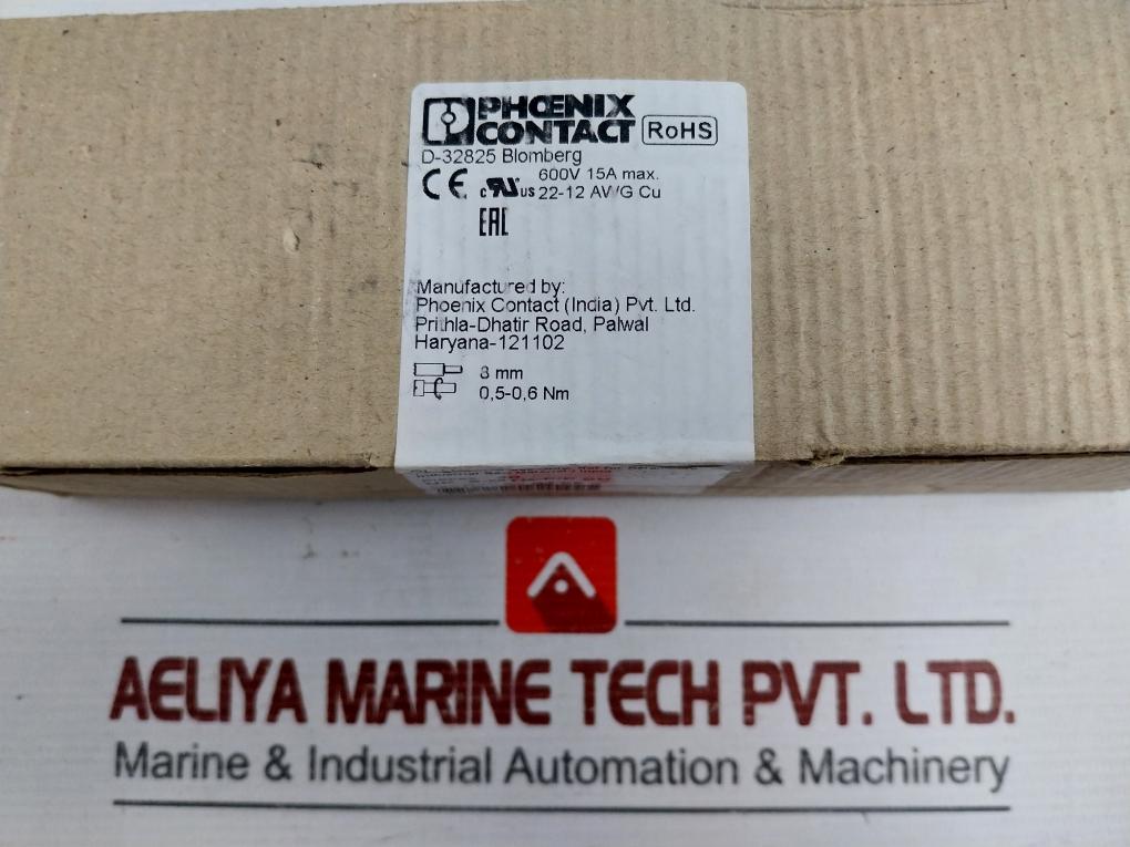 Phoenix Contact Disconnect Terminal Block Uk 5-mtk-p/P Bu (1Box = 40Pcs)