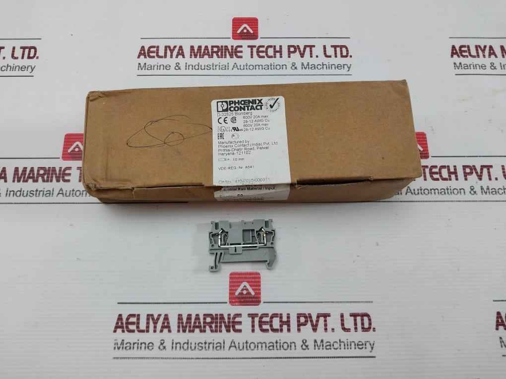 Phoenix Contact Feed-through Terminal Block St 2,5 (1 Box = 50 Pcs)