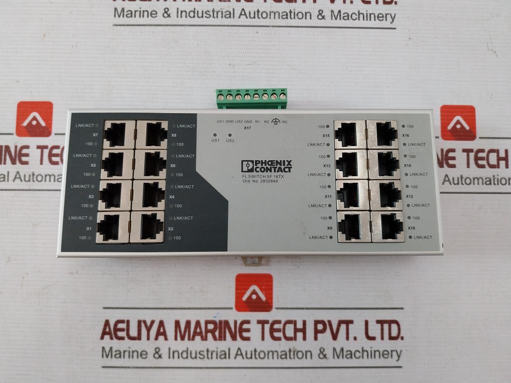 Phoenix Contact Fl Sf 16Tx Industrial Ethernet Switch Kcc-rei-pck-fl2832849