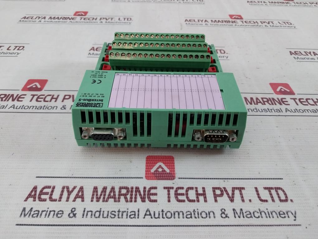 Phoenix Contact Ibs Rt 24 Dio 16/16-t Digital Input/Output Module 24V Dc