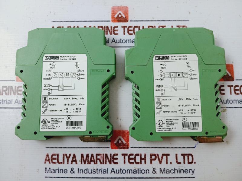 Phoenix Contact Mcr-c-ui-ui-dci Process Control Equipment