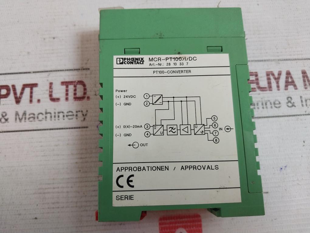 Phoenix Contact Mcr-pt100/I/Dc Pt100-converter 20-30Vdc 50Hz