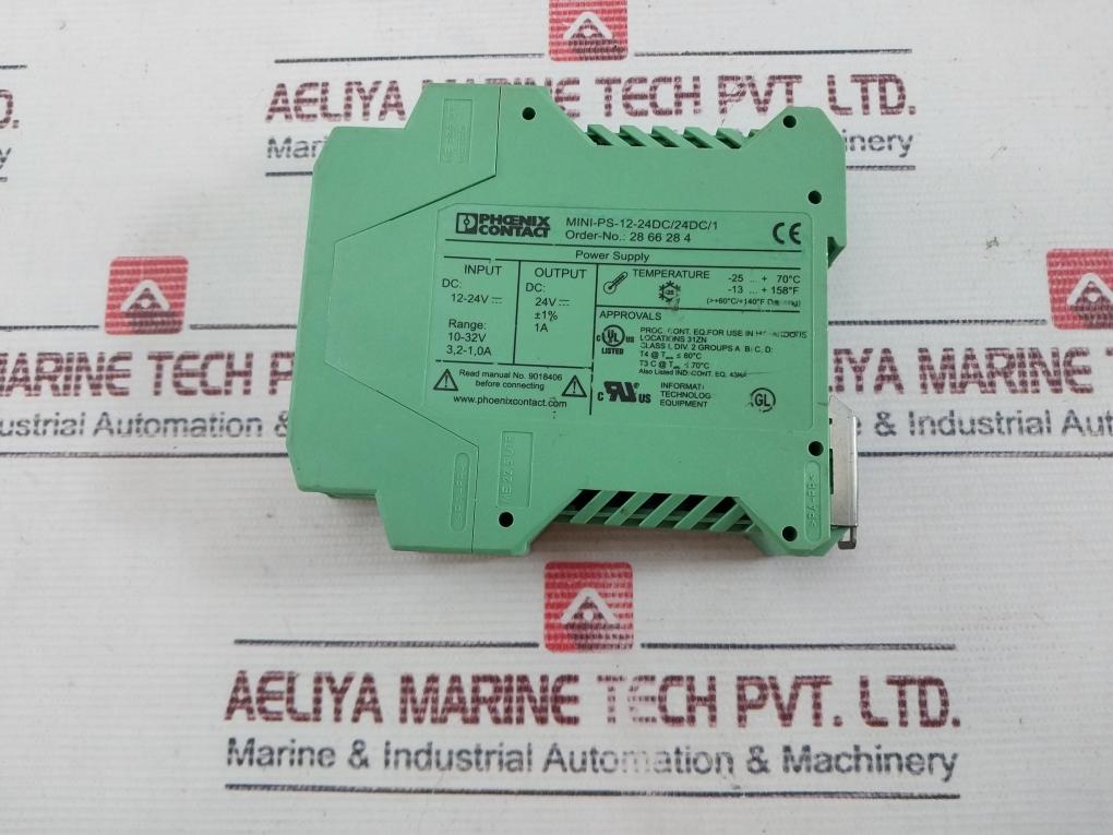 Phoenix Contact Mini-ps-12-24Dc/24Dc/1 Power Supply