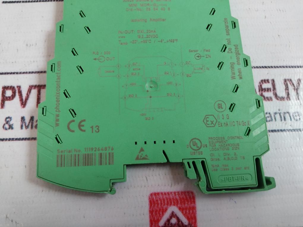 Phoenix Contact Mini Mcr-sl-i-i Isolating Amplifier 28 64 40 6