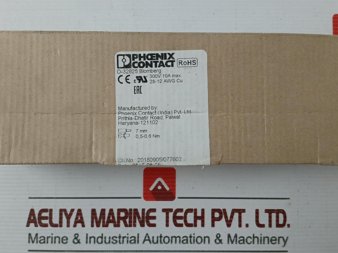Phoenix Contact Disconnect Terminal Block Mtk-p/P (1Box = 50Pcs)