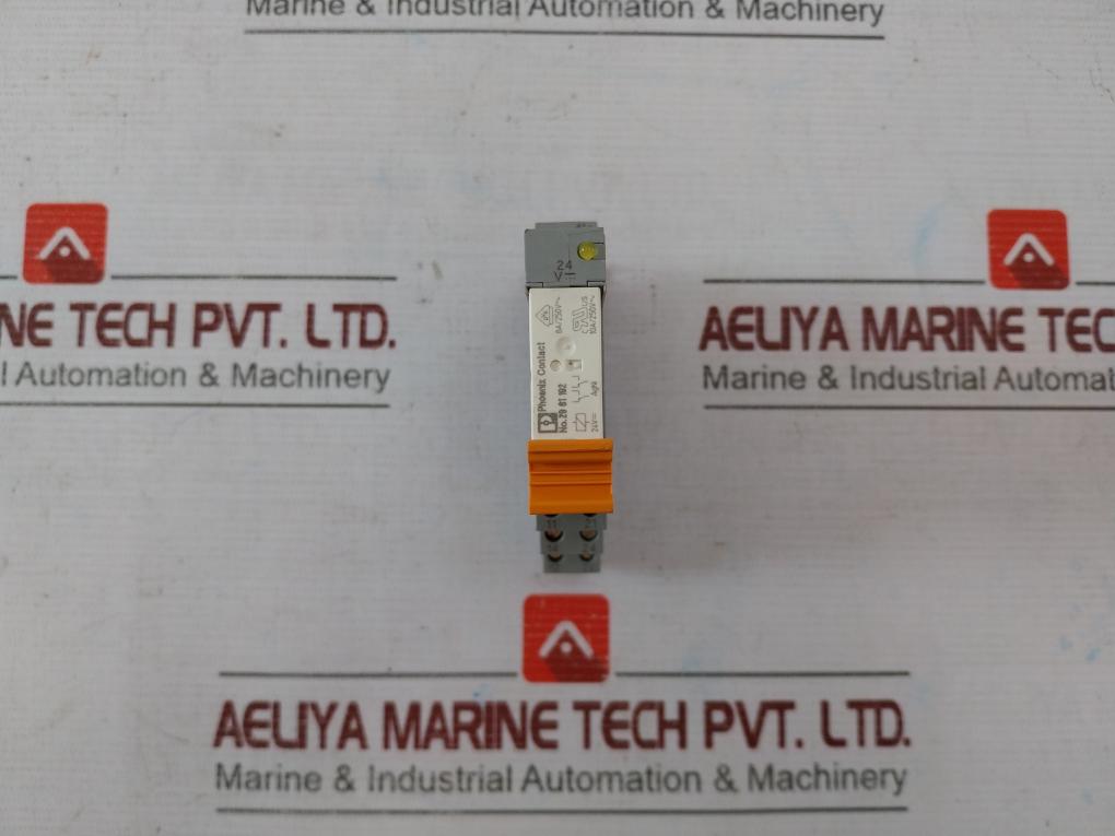Lot of 4X Phoenix Contact PLC-BSC-24DC/21-21 Interface Relay DIN Rail Mount