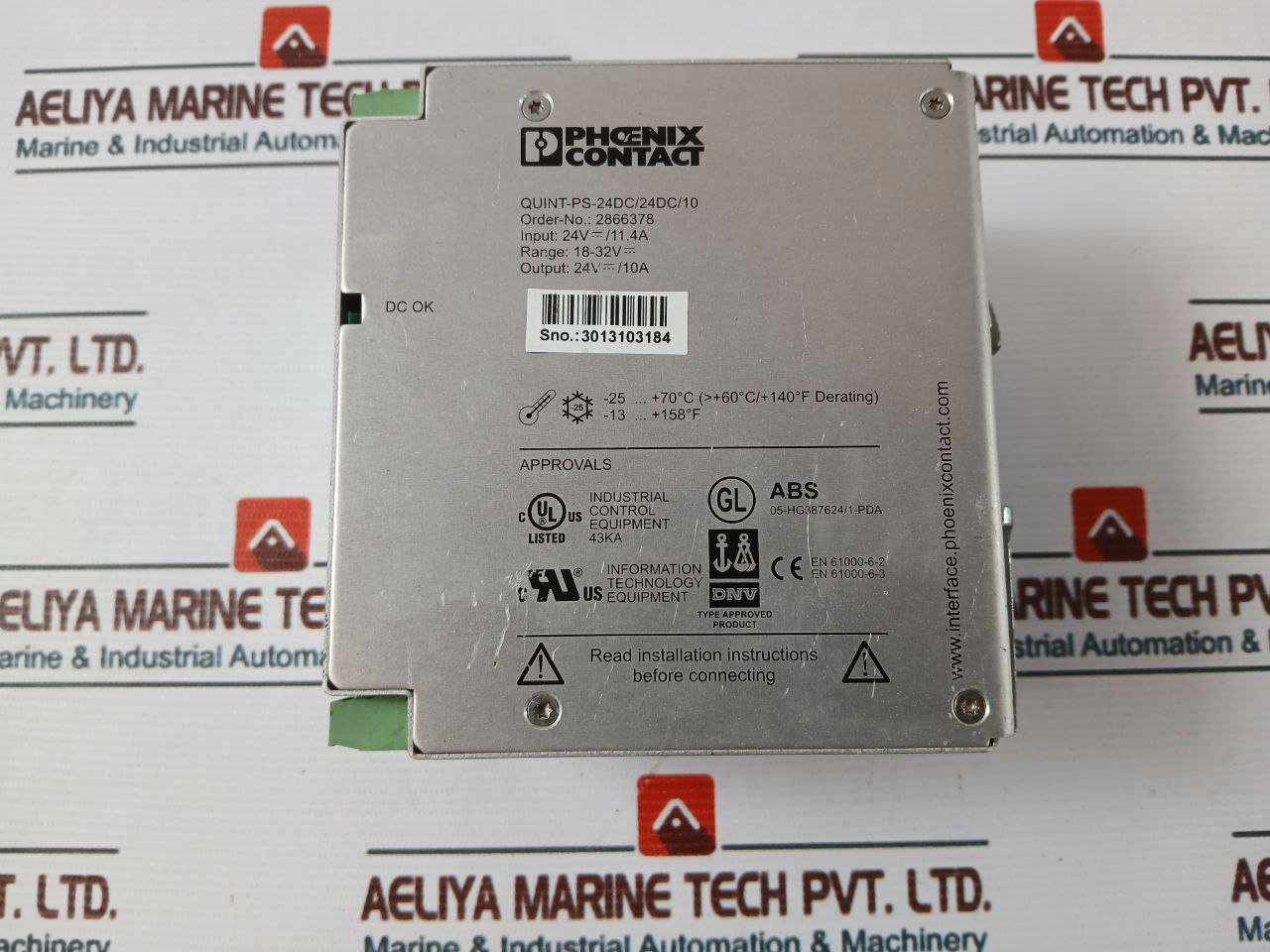 Phoenix Contact Quint-ps-24Dc/24Dc/10 Power Supply 2866378 61000-6-2