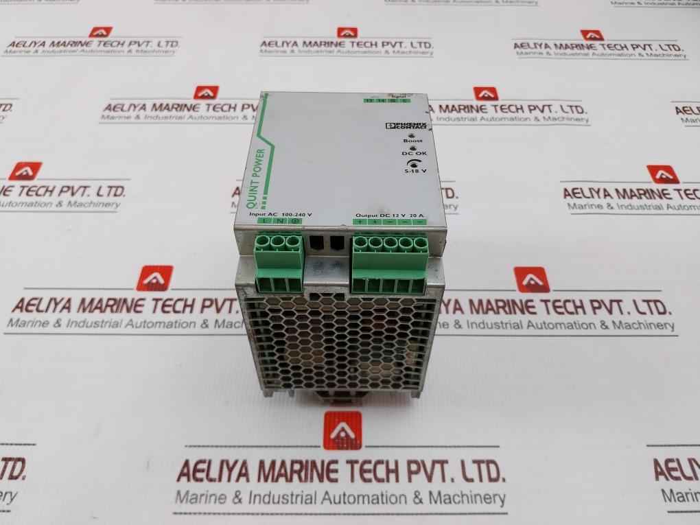 Phoenix Contact Quint-ps/1Ac/12Dc/20 Power Supply Module 85-264V-/ 90-350V