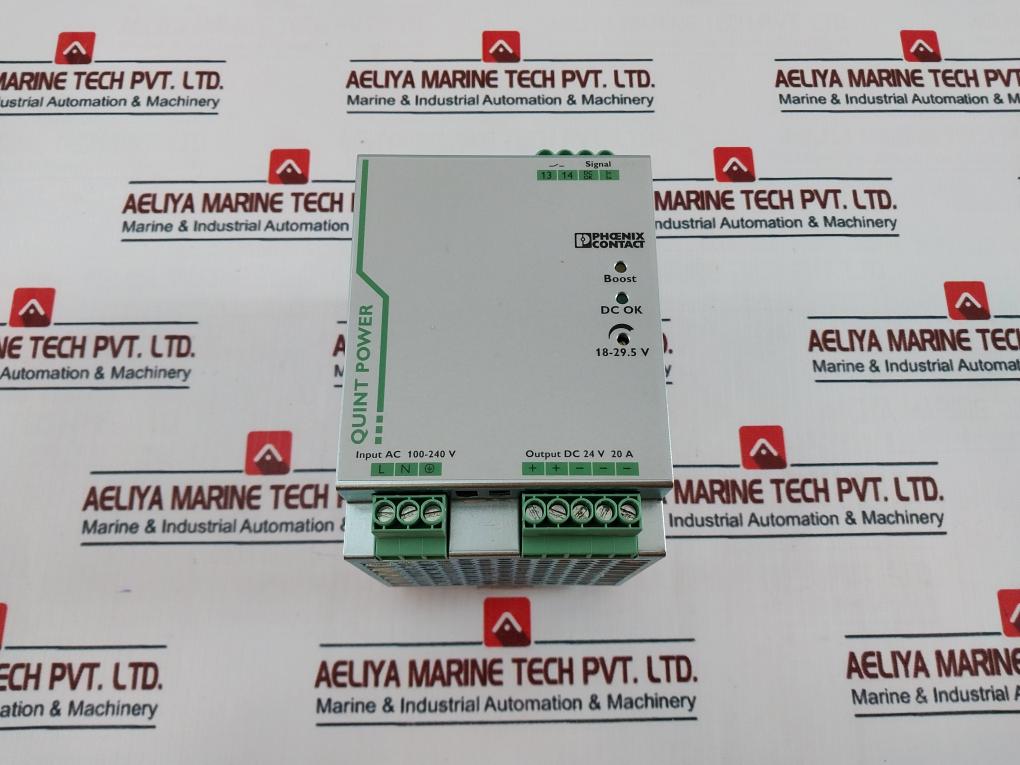 Phoenix Contact Quint-ps/1Ac/24Dc/20 Power Supply Unit 20A Boost 26A 24V