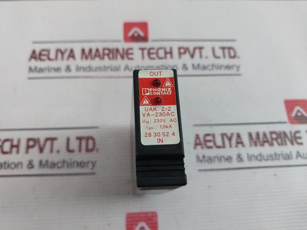 Phoenix Contact Uak 2/2Va-230Ac-st Surge Protection Plug 230V