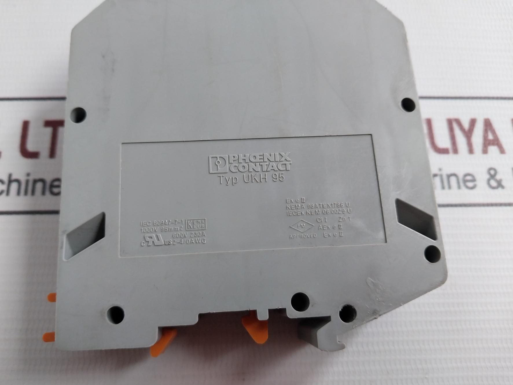 Phoenix Contact Ukh 95 High-current Terminal Block 600V 230A