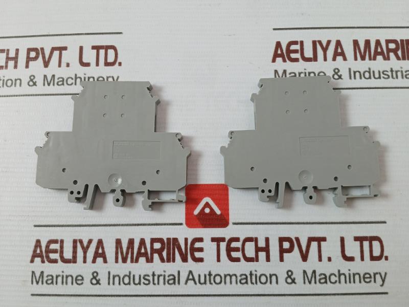 Lot of 2X PHOENIX CONTACT UKK 5-MTK Terminal Block 400V 15A 22-12 AWG