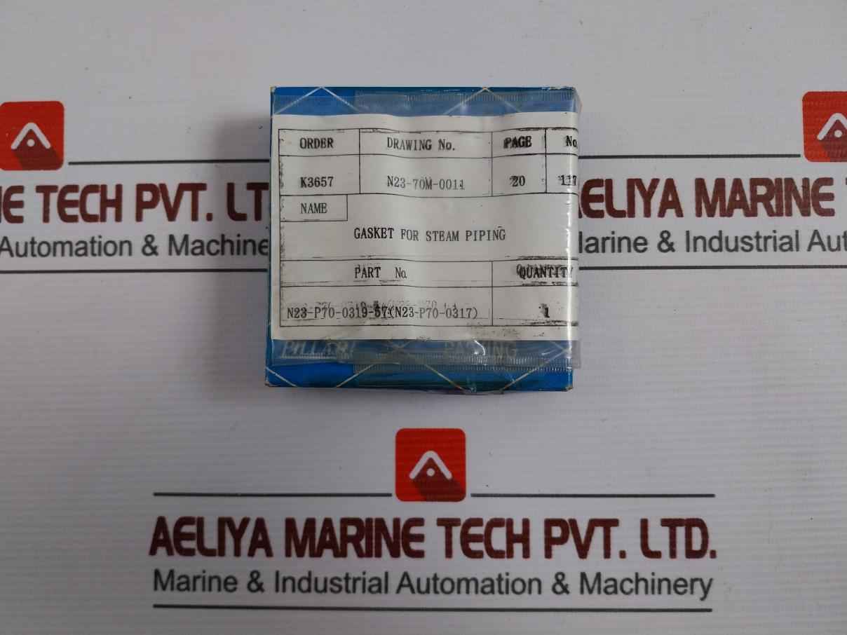 Pillar 6633 Steam Piping Gasket Jis20K-25A 0.8Rf