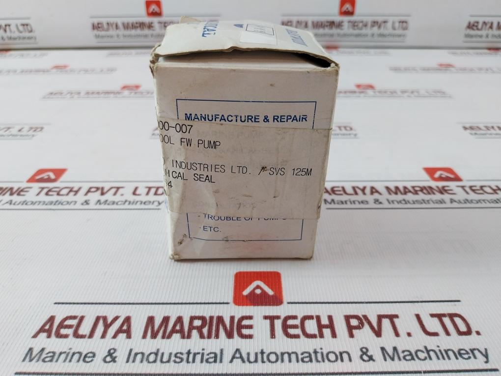 Pillar Us-2-35 Mechanical Seal Set For Auxiliary Cooling Fresh Water Pump 125M