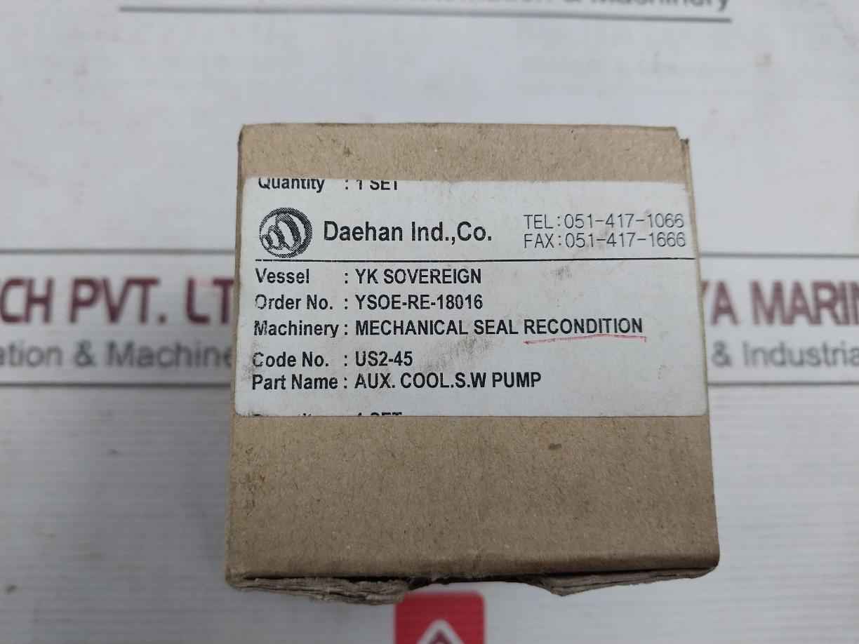 Pillar Us-2-45 Mechanical Seal Set Es10-045Jp,0Gs-000-009,Svs125-2