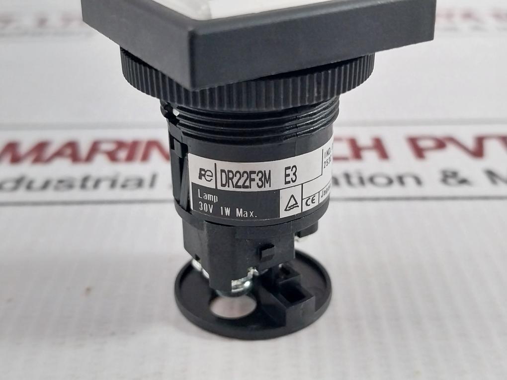 Pilot Light Flush Mount 30V 1W Fuji Electric Dr22F3M-e3W