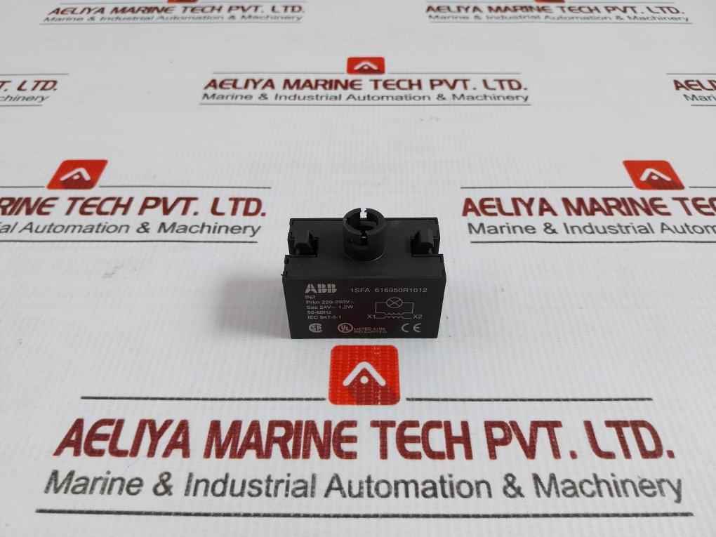 Pilot Lights Transformer Block 220–250 Vac 50–60Hz Abb 1Sfa-616950R1012