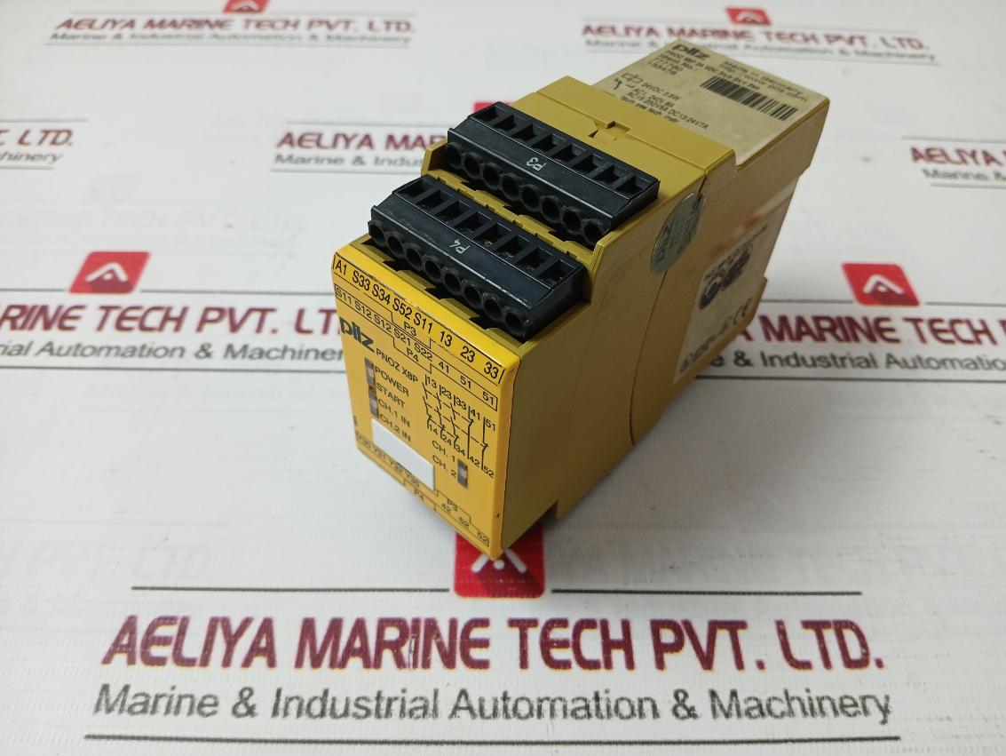 Pilz Pnoz X8P 24 Vdc 3N/O 2N/C 2So Safety Relay 240V 8A 19818