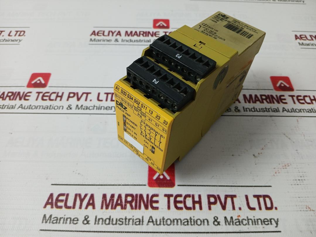 Pilz Pnoz X8P 24 Vdc 3N/O 2N/C 2So Safety Relay 24Vdc 3.5W 19818